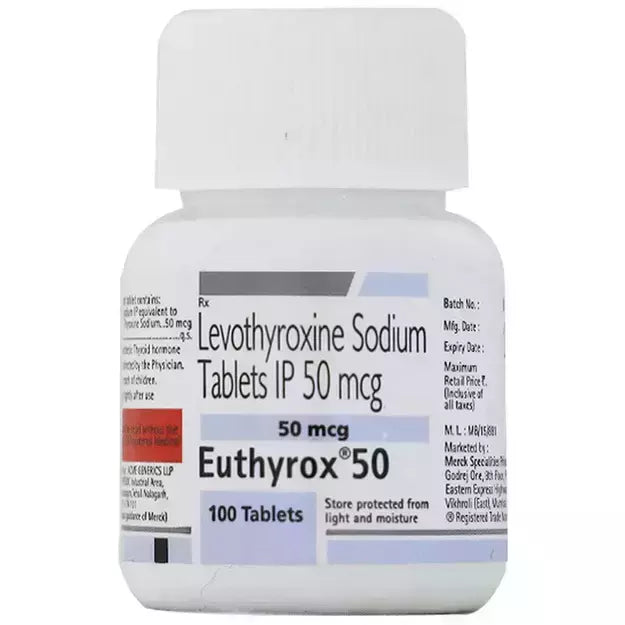 Levothyroxin 50mcg (Euthyrox)