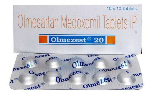 Olmesartan 20MG (Olmezest)