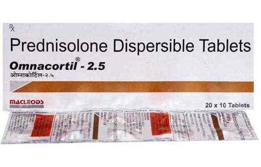 Prednisolone 2.5mg (Omnacortil 2.5)