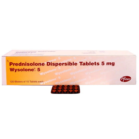 Prednisolone 5mg Tablets (Wysolone 5)